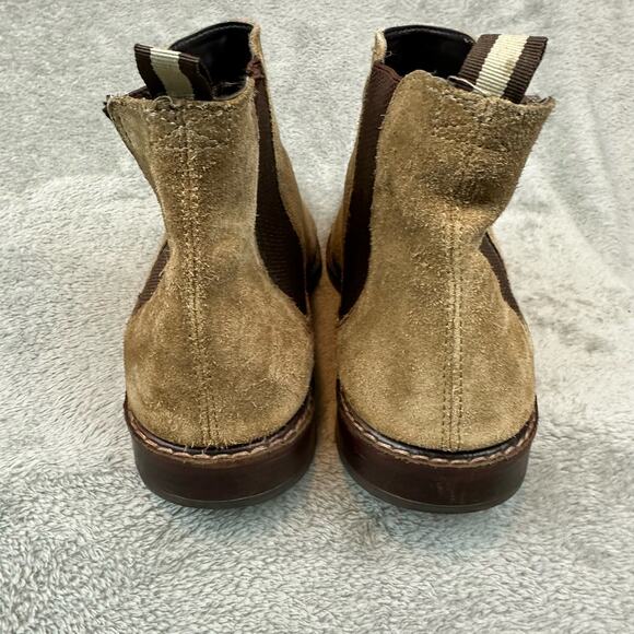 Aiden & Mason Size 10 Men’s Chelsea Glory Suede Boot Taupe Tan Brown - Picture 6 of 8